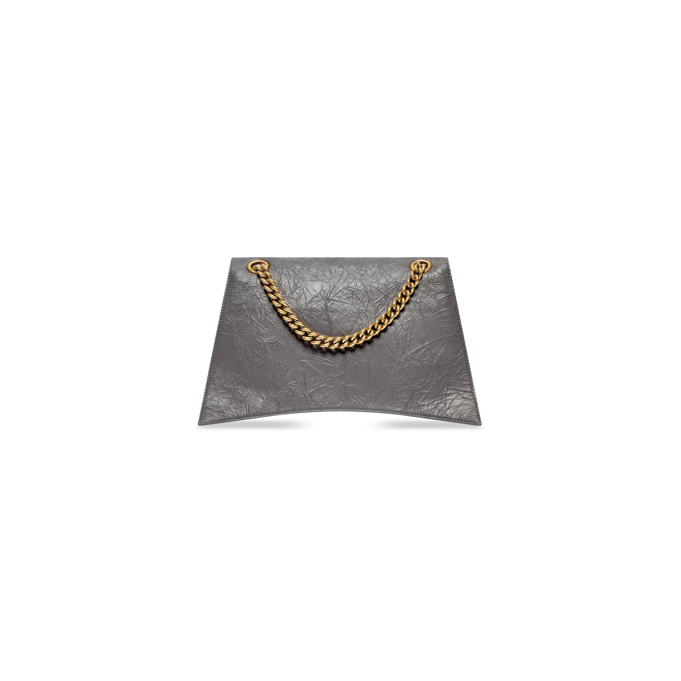 WOMEN'S CRUSH MEDIUM CHAIN BAG IN DARK GREY